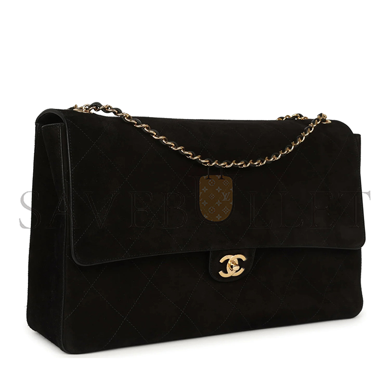 CHANEL MASTER LARGE SOUPLISSIMO FLAP BAG SUEDE AS6234 (38*24*11cm)